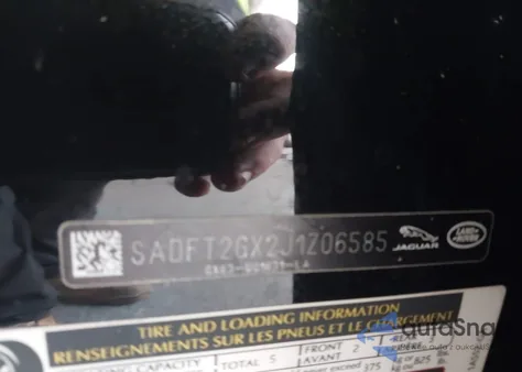 2018 Jaguar E-Pace R-Dynamic S from USA, damaged, VIN SADFT2GX2J1Z06585